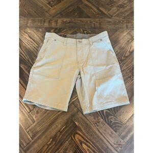 WP Weatherproof Men 34 Zip Pocket Ripstop Utility Trail Shorts Hiking Outdoor
